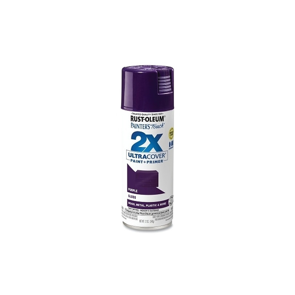 Painter's Touch Ultra Cover 2x Spray, 12 oz, Purple, Gloss Finish