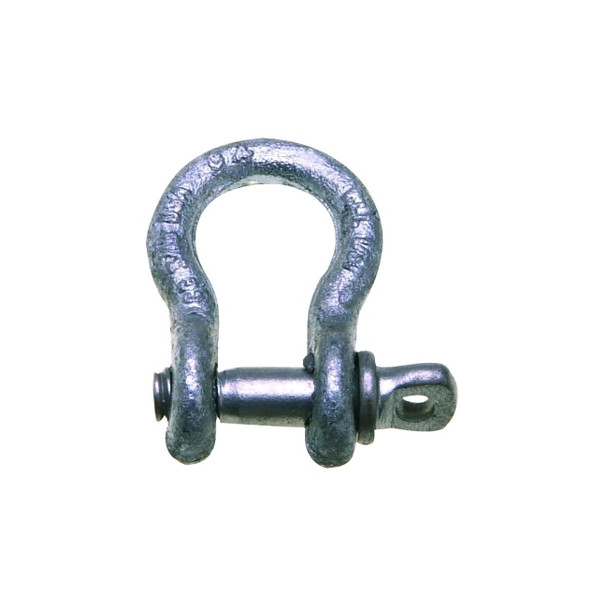 419-S Series Anchor Shackles, 7/16 in Bail Size, 30 Tons, Screw Pin Shackle
