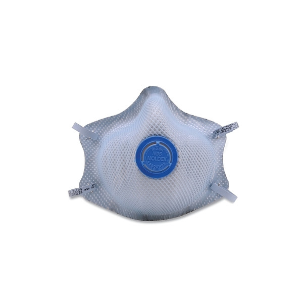 2500 Series N95 Particulate Respirators, Half-facepiece, 2-Strap, Medium/Large Pack of 10