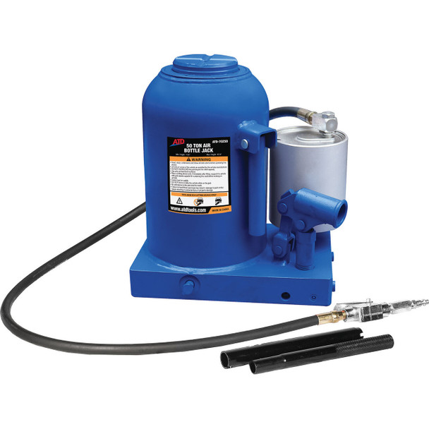 50 TON HYDRAULIC AIR-ACTUATED BOTTLE JACK 70250