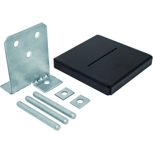 Simpson Strong-Tie ZMAX 8 In. x 8 In. Galvanized Concealed Post Base CPT88Z