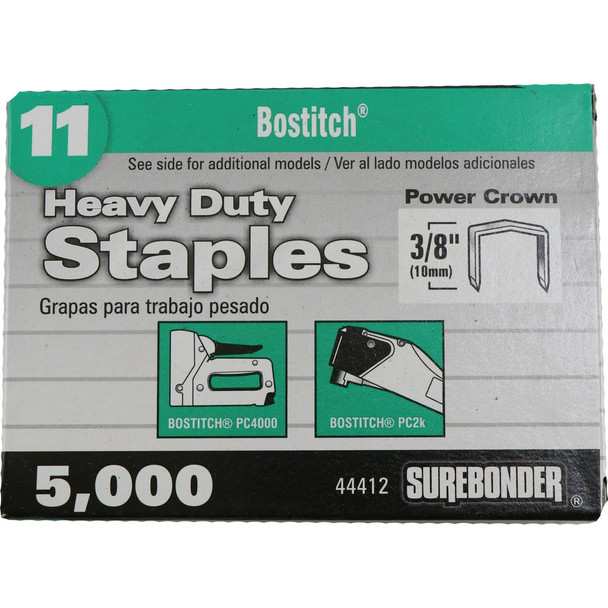 Surebonder Bostitch 3/8 In. Power Crown Staple (5000-Pack) 44412