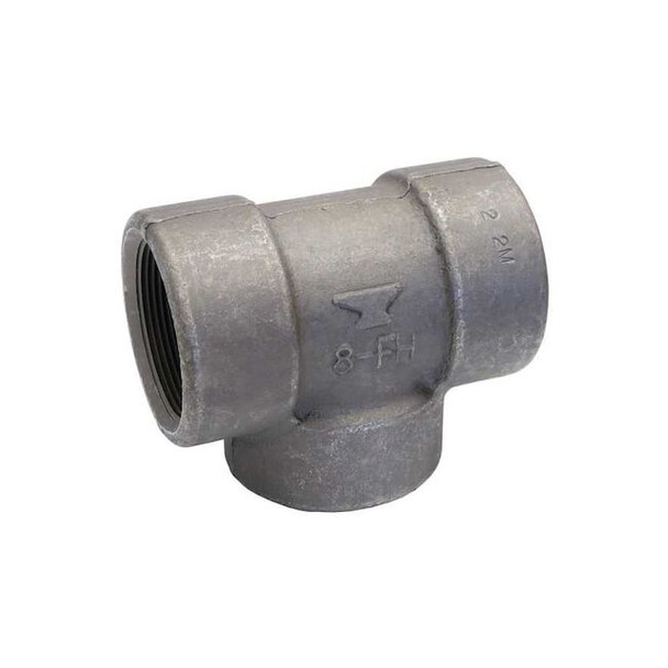 Anvil Tee Tee, 1-1/4" Pipe, FNPT, Forged Steel, Class 2000 0361025208