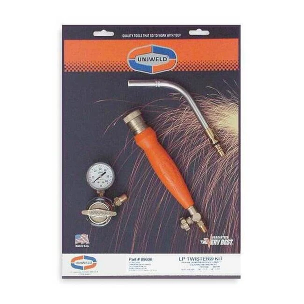 Uniweld Hand Torch, TWISTER Series, Propane, 3/8 in -24, A 89606