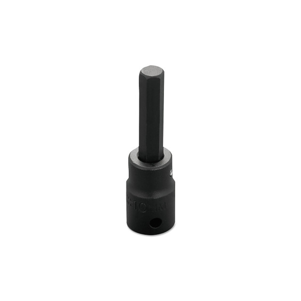 Metric Impact Socket Bits, 1/2 in Drive, 10 mm Tip