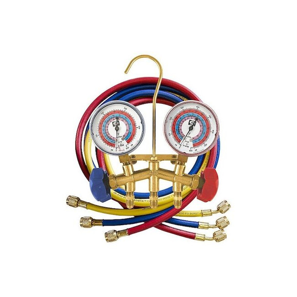 Jb Industries Manifold Gauge,5 ft L Hose M2-5-454-32
