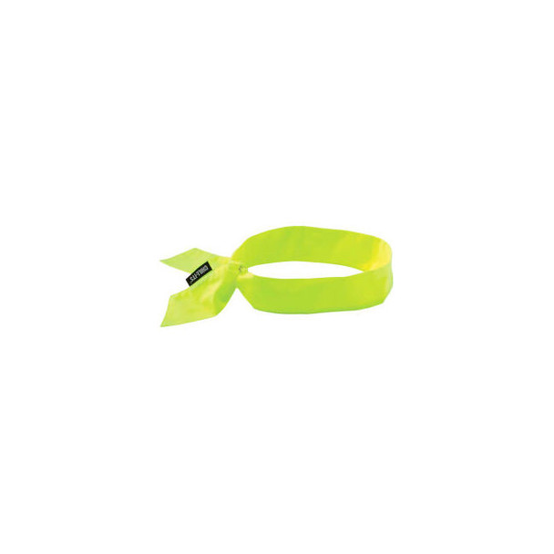 Ergodyne Chill-Its 6700 Evaporative Cooling Bandana - Tie Lime