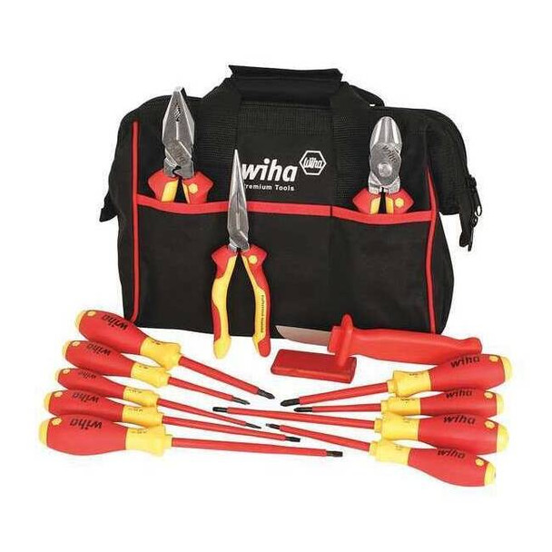 Wiha Insulated Tool Set,13 pc. 32878