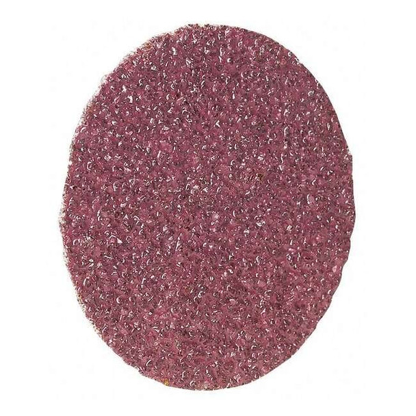 Norton Abrasives Quick Change Disc, AlO, 2in, 36G, TR, PK100 66261121019