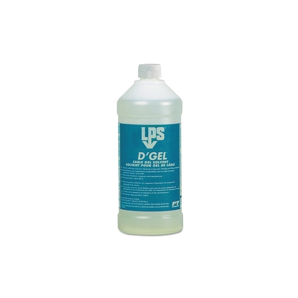 D'Gel Cable Gel Solvents, 32 oz Bottle Pack of 12