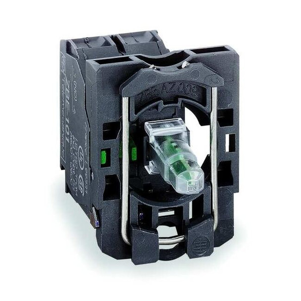 Schneider Electric LampMod/ContactBlock,1NO/1NC,White,22mm ZB5AW0G15