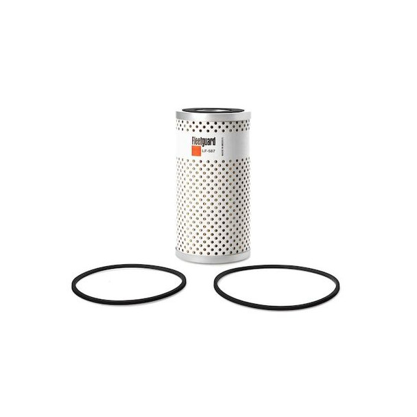 Fleetguard Oil Filter,6.5 in L,Cartridge LF587