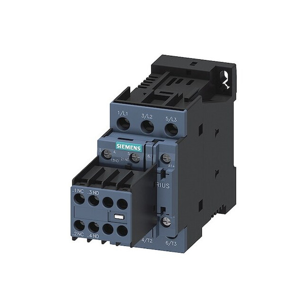 Siemens IEC PowerContactor, Non-Reversing, 24VDC 3RT20251BB44