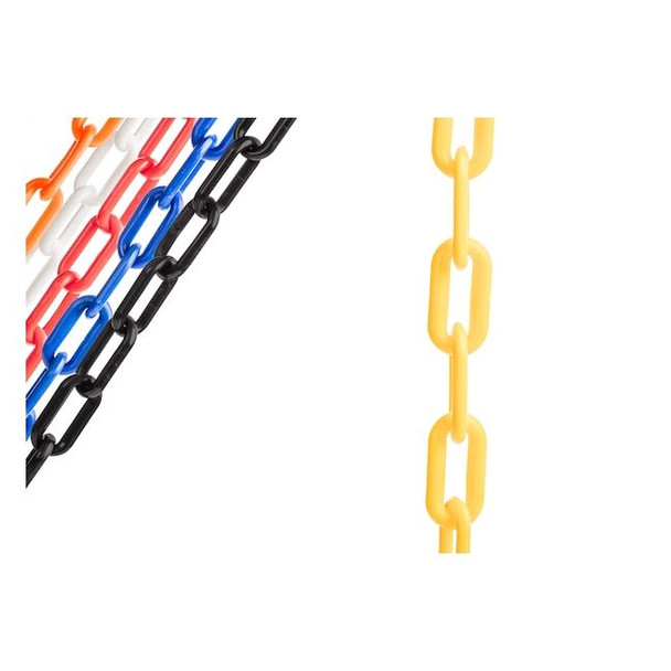 Us Weight Sun Shield Yellow Plastic Chain By Us,2" U2351YEL