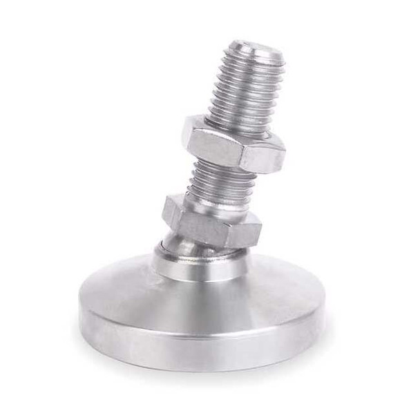 S & W Manufacturing Level Mount,Swivel Stud,M12,1-7/8in Base MS-SW2-316