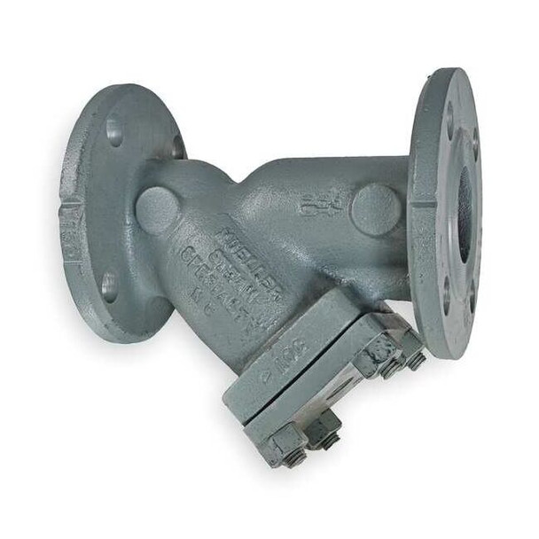 Y Strainer, 3" Pipe, Flanged, Cast Carbon Steel