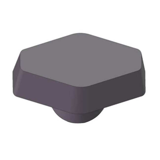 T Knob, 1/4-20 Thread Size, 1"L, Blind Tap, Steel
