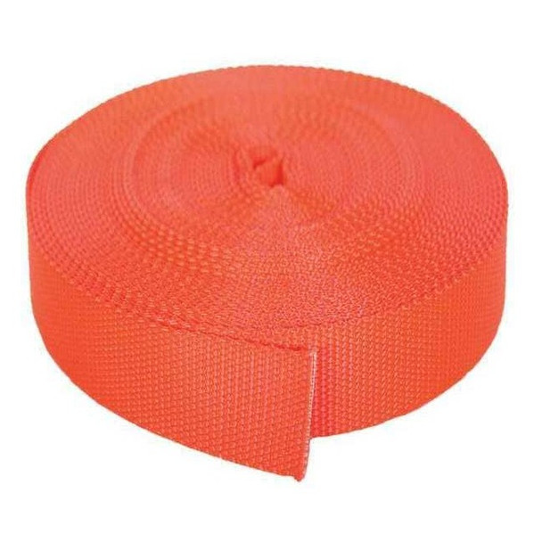 Bulk-Strap Bulk Webbing,51 ft x 1 In,3800 lb N01051OR