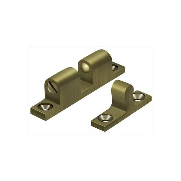 Deltana Ball Tension Catch 1-4/5" X 3/10" Antique Brass BTC10U5