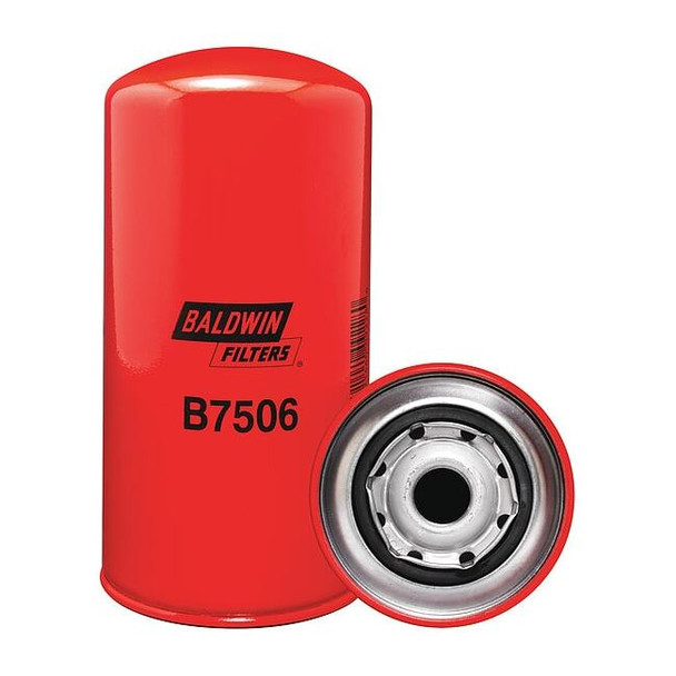 Baldwin Filters Oil Filter,Spin-On Design,9-29/32" H B7506