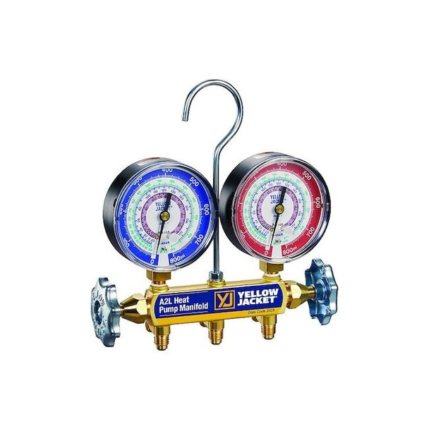 Yellow Jacket Manifold Gauge,Analog 42045