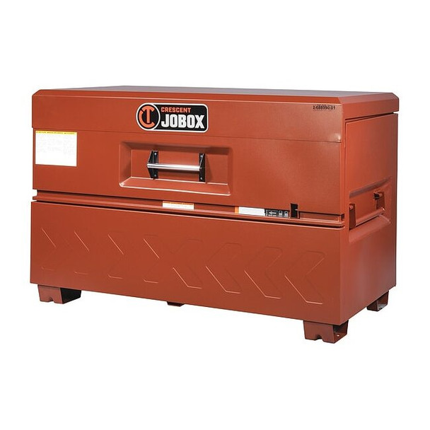 Piano-Style Jobsite Box, Brown, 60 in W x 31 in D x 39 in H