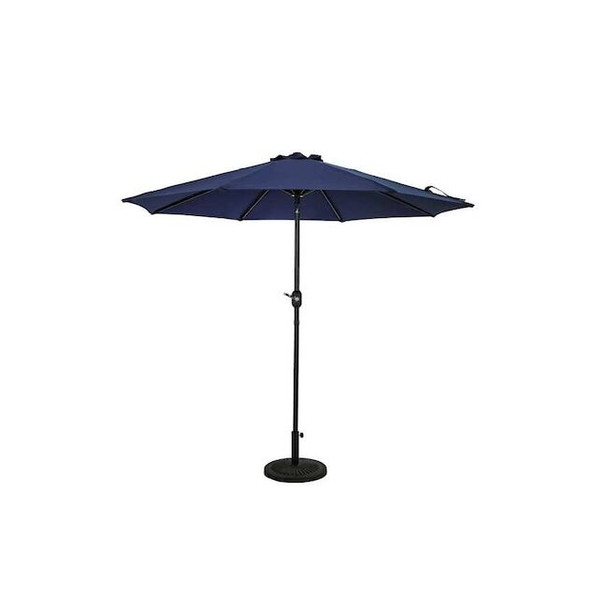 Island Umbrella Octagon Auto-tilt Umbrella Navy Blue NU6845