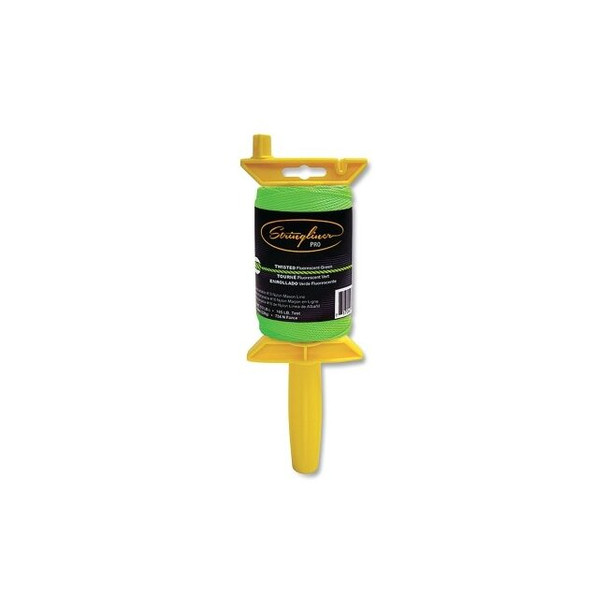 PRO Mason's Line Reel, 540 ft Twisted #18 Nylon with Reel, Fluorescent Green
