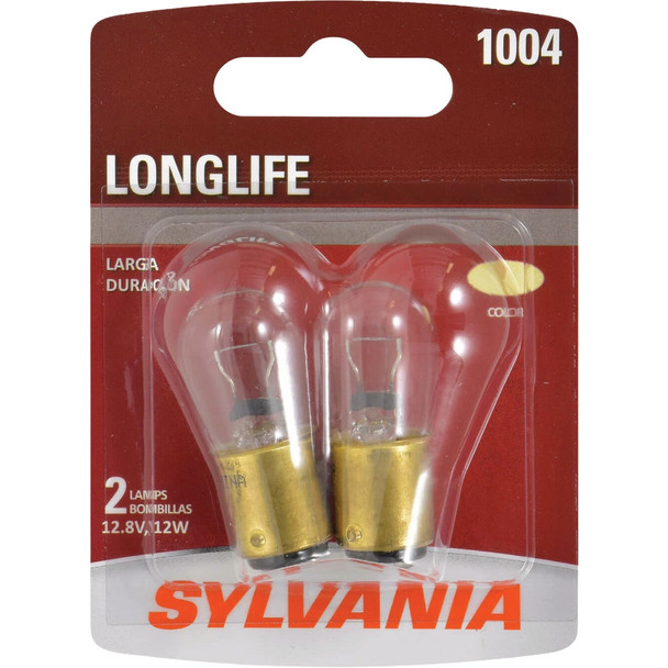Sylvania 1004 Long Life 12V Mini Incandescent Automotive Bulb (2-Pack) 34492