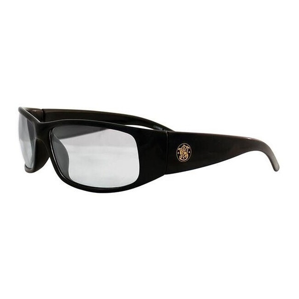 Smith & Wesson® Elite* Eyewear, Black Frame, Indoor/Outdoor Clear Lens, 1/Each