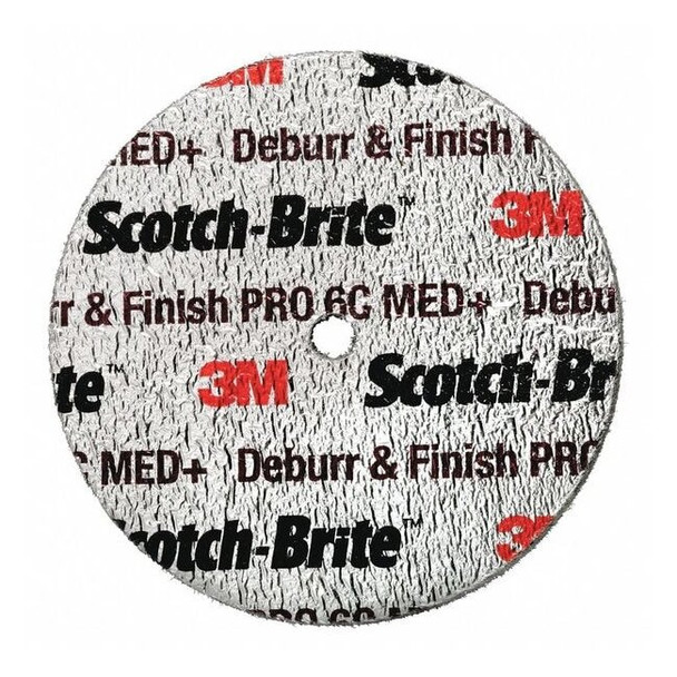 Scotch-Brite Unitized Wheel,3 in Dia,1/4 in Connect 7010365693