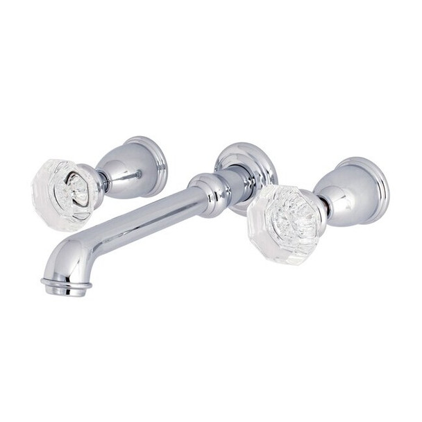 Kingston Brass Roman Tub Faucet, Polished Chrome, Wall Mount KS7021WCL