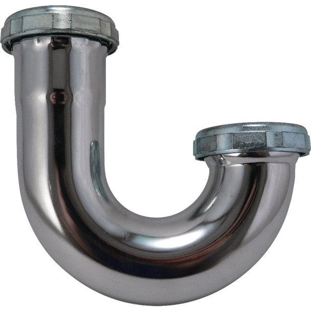 Plumb Pak 1-1/2 In. x 1-1/2 In. Chrome-Plated 17 Gauge Brass P-Trap PP305K