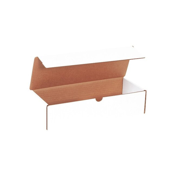 Literature Mailers, 12-1/2" x 5" x 3", White Pack of 50