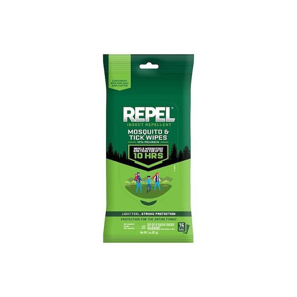 Repel Insect Repellent,Wipes,3 oz HG-94278