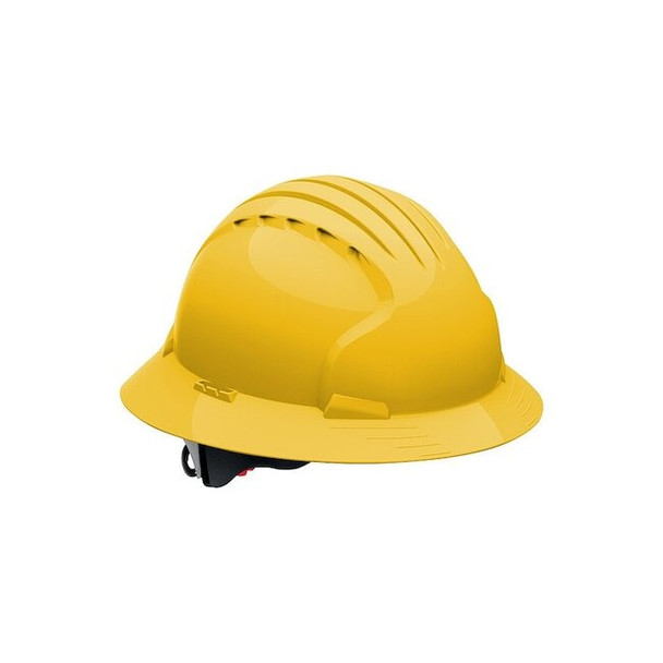 Pip Hard Hat, JSP, HDPE, 6 Point Ratchet, Type 1, Class E, Lime 280-EV6161-20