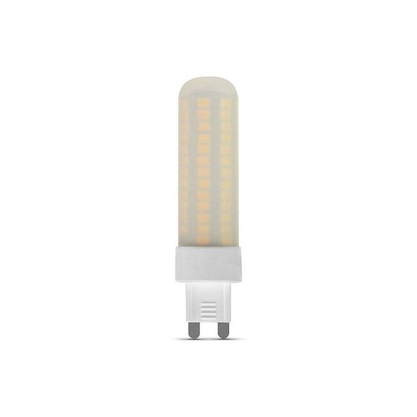6.5 W, Compact LED Bulb, White, T4, 3000K Temp. Clear, Dimmable