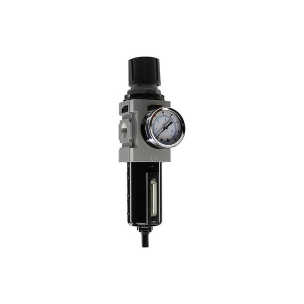 Wilkerson Filter/Regulator, Al, Automatic Drain B18-04-FHG0B