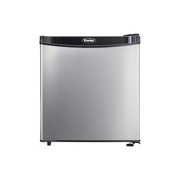 Danby Compact Fridge,1.6 cu ft,Silver,Mini DAR016A1BSLDB