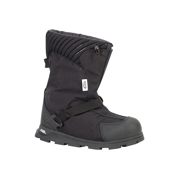 Neos Overshoes, Plain Toe, 11 in Height, Cleated Sole, Black, XL EXGG-BLK-XLG