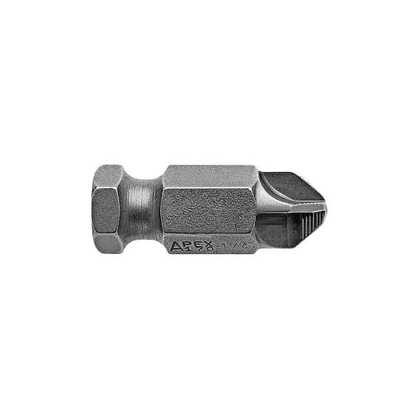 Drive Power Bits, 1/4 in, 7/16 in Drive, 1 1/4 in