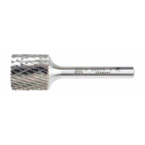 Carbide Bur - Cylind. (End Cut), DBL Cut - 3/4" x 3/4" x 1/4" Shank - SB-16