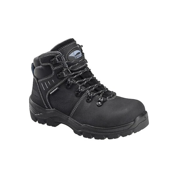 Women's 6 in Carbon Fiber Toe 6-Inch Work Boot, Black, 7, M, A7450