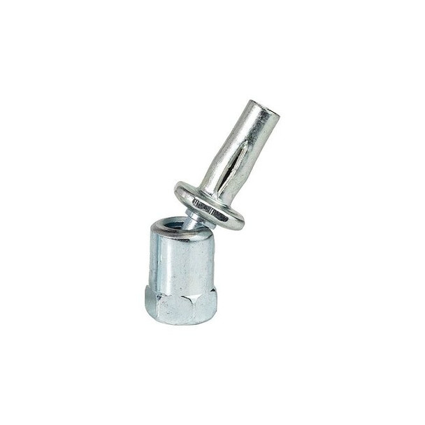 Swivel Rod Anchor, Steel, 3/8 in Size, 1 in L, Steel Zinc Plated, 25 PK