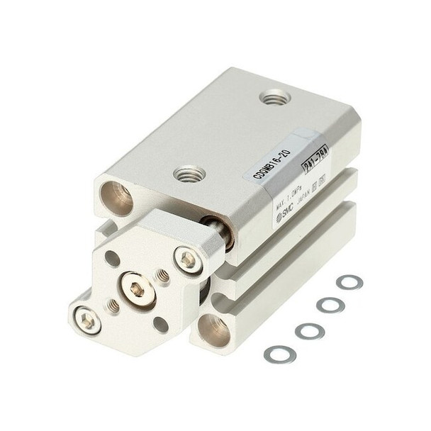 Smc Compact Guide Rod Cylinder, CQM CDQMB16-10