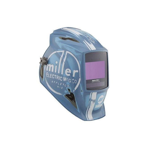Miller Electric Welding Helmet,Gray/Sky Blue 296768