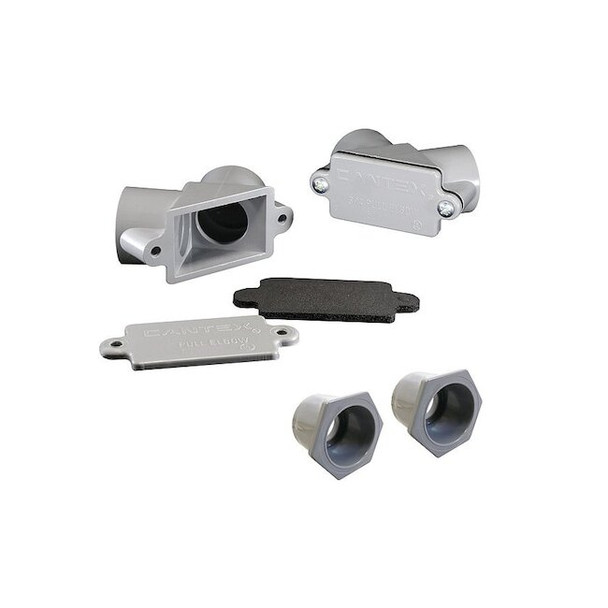 Cantex Conduit Outlet Body,1 5/8 in H Overall GR5240102