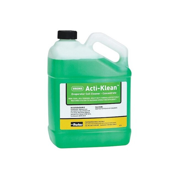 Virginia Coil Cleaner, 1 gal, Jug, Green AK1 ACTI-KLEAN 1GAL