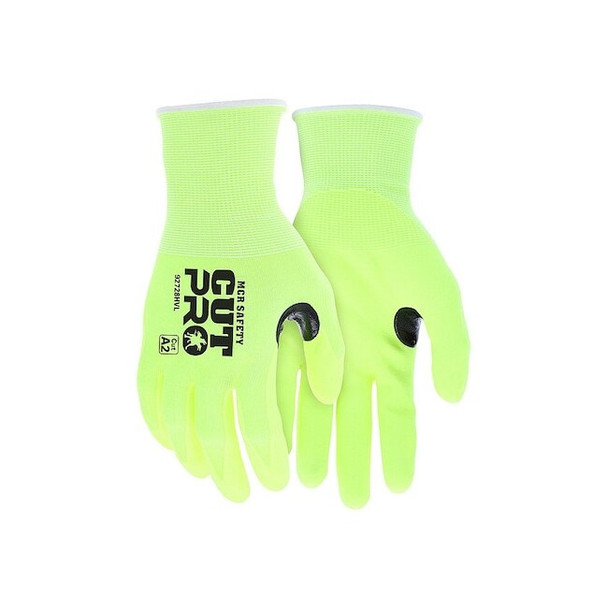 Cut Pro Coated Gloves, Cut Level A2 ,Dipped ,Nitrile Foam ,Foam ,L 1 PR 92728HVL