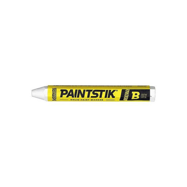 Markal SolidPaintMarker,4-1/2inL,White,Paint 80250G